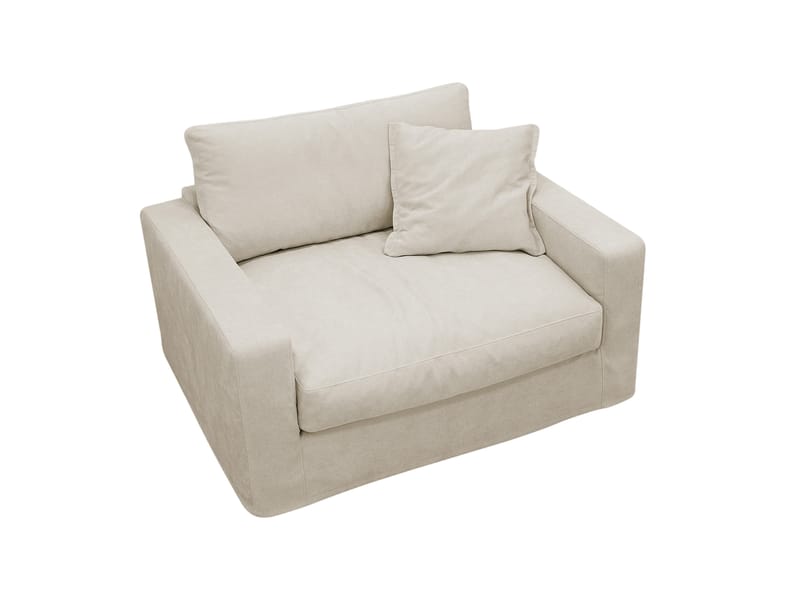 Valencia Extra Deep nojatuoli irrotettavalla ja pestävällä verhoilulla - Beige - Huonekalut - Tuoli & nojatuoli - Nojatuoli & lepotuoli