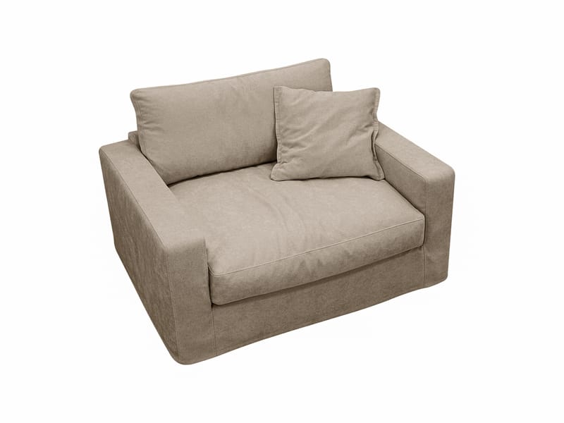 Valencia Extra Deep -nojatuoli irrotettavalla ja pestävällä verhoilulla - Ruskea - Huonekalut - Tuoli & nojatuoli - Nojatuoli & lepotuoli