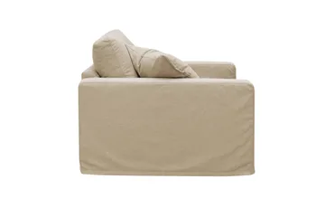 Valencia Extra Deep -nojatuoli irrotettavalla ja pestävällä verhoilulla - Beige - Huonekalut - Tuoli & nojatuoli - Nojatuoli & lepotuoli