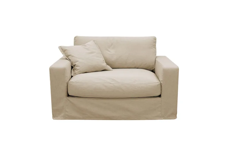 Valencia Extra Deep -nojatuoli irrotettavalla ja pestävällä verhoilulla, Beige