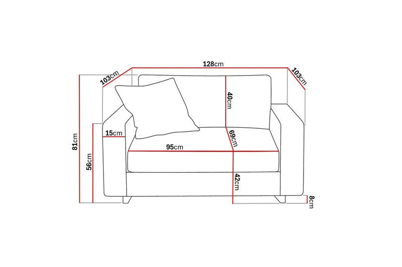 Valencia Extra Syvä chenille-nojatuoli - Beige - Huonekalut - Tuoli & nojatuoli - Nojatuoli & lepotuoli