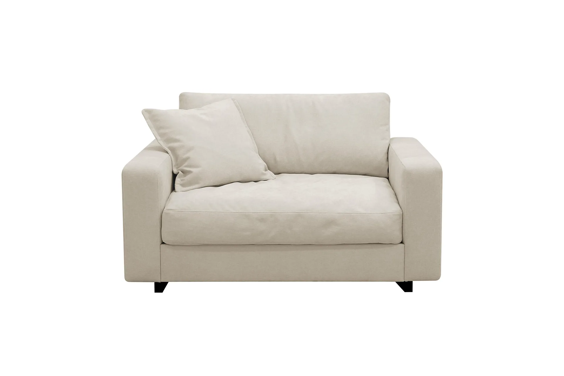 Valencia Extra Syvä chenille-nojatuoli - Beige