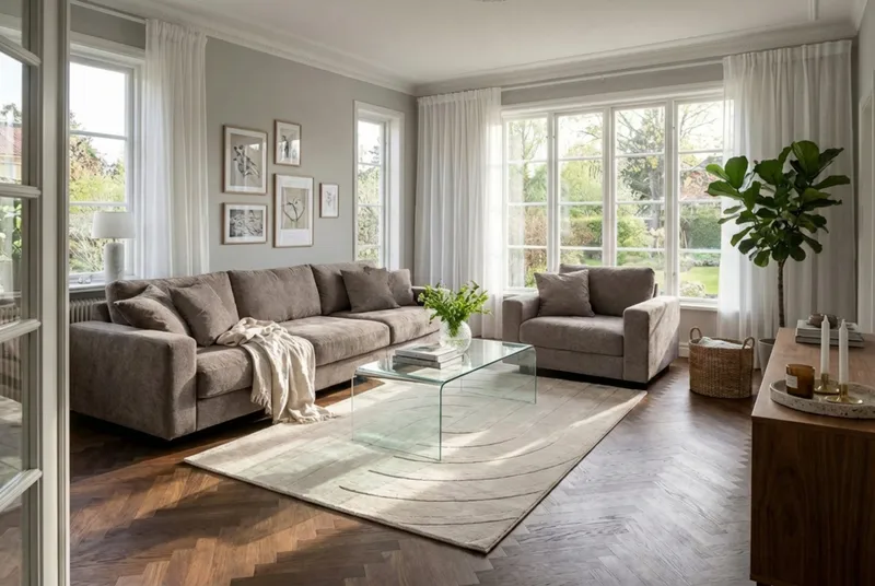 Valencia extra syvä chenille-nojatuoli - Ruskea - Huonekalut - Tuoli & nojatuoli - Nojatuoli & lepotuoli