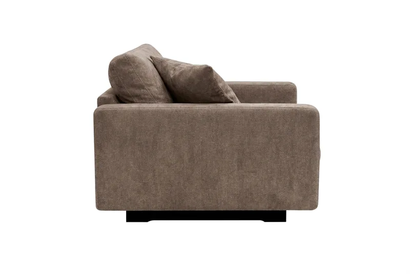 Valencia Extra Syvä chenille-nojatuoli - Tummanruskea - Huonekalut - Tuoli & nojatuoli - Nojatuoli & lepotuoli