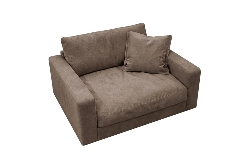 Valencia Extra Syvä chenille-nojatuoli - Tummanruskea - Huonekalut - Tuoli & nojatuoli - Nojatuoli & lepotuoli