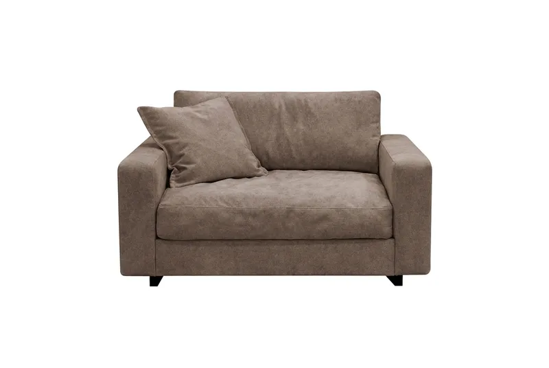 Valencia extra syvä chenille-nojatuoli - Tummanruskea - Huonekalut - Tuoli & nojatuoli - Nojatuoli & lepotuoli