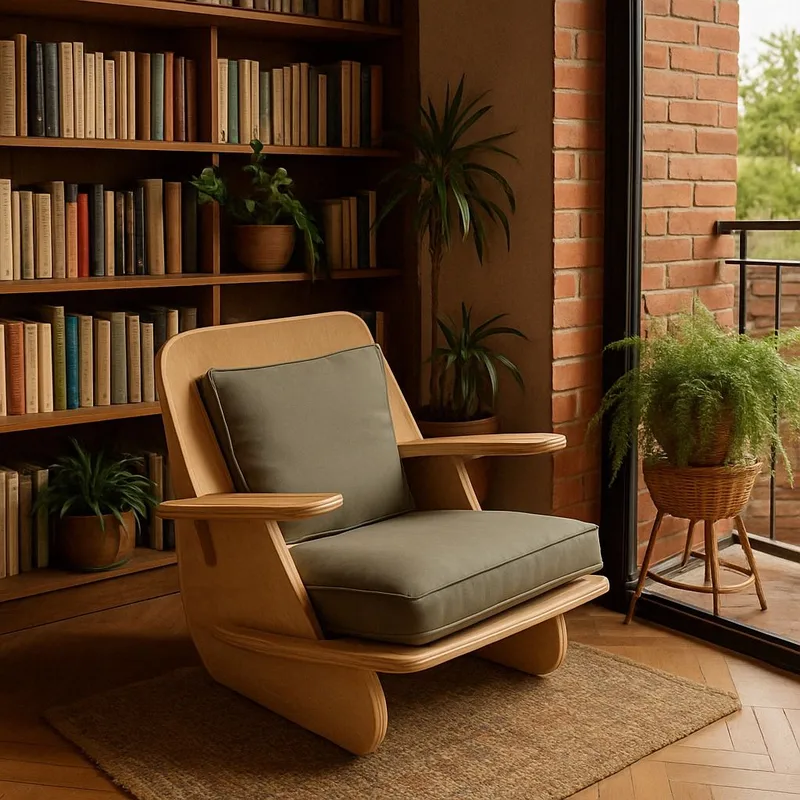 Vatira Korvatuoli, Luonnonpuu ja khaki