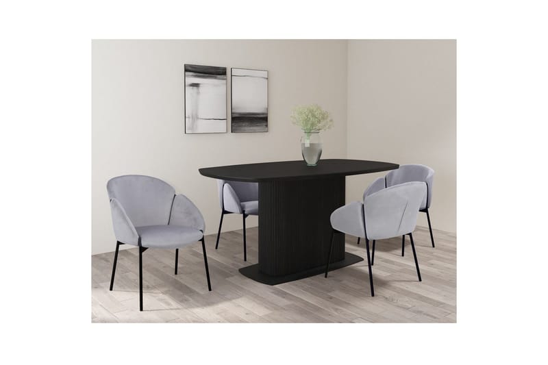 Westfox Käsinojatuoli - Harmaa - Huonekalut - Tuoli & nojatuoli - Ruokapöydän tuolit