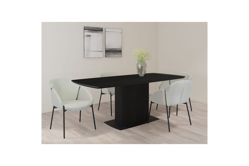 Westfox Käsinojatuoli - Valkoinen - Huonekalut - Tuoli & nojatuoli - Ruokapöydän tuolit