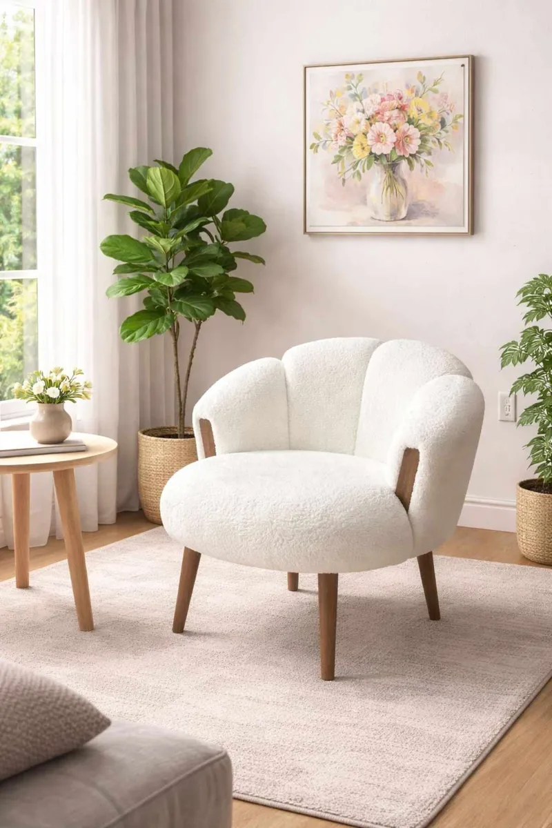 Wing Chair -nojatuoli Atelier Del Sofa Star (72 x 102 x 65 cm) Valkoinen - Huonekalut - Tuoli & nojatuoli - Nojatuoli & lepotuoli