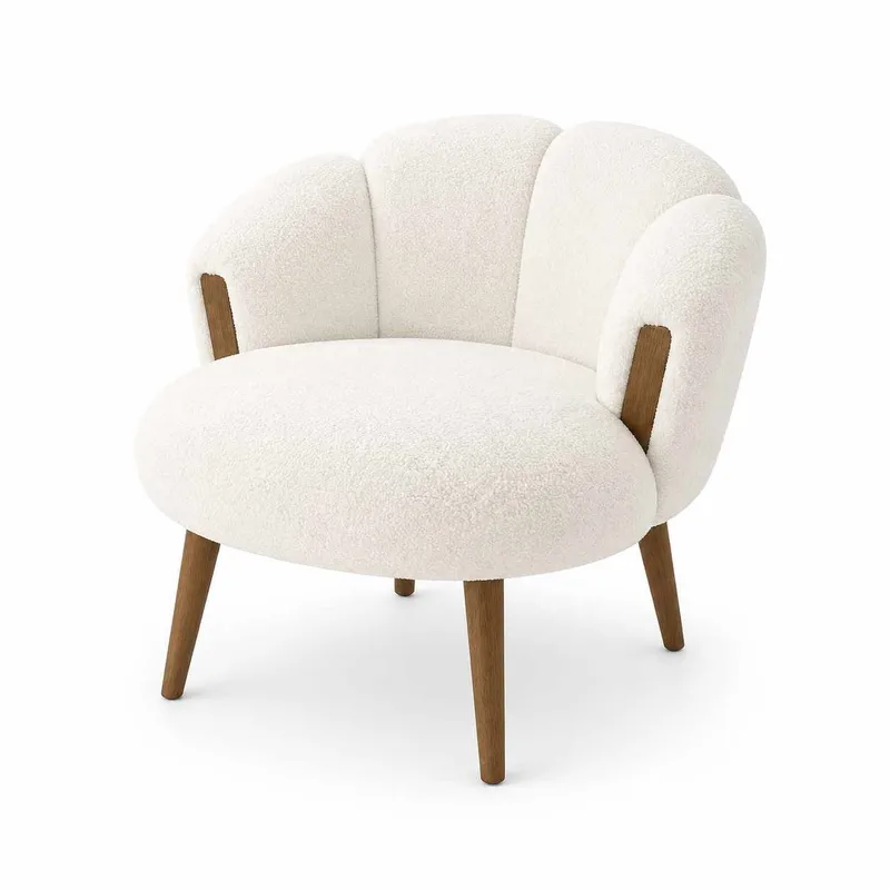 Wing Chair -nojatuoli Atelier Del Sofa Star (72 x 102 x 65 cm) Valkoinen, undefined
