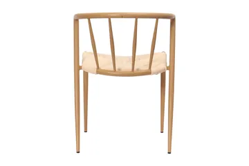Winston-ruokapöydän tuoli - Beige / tammenväriset metallijalat - Huonekalut - Tuoli & nojatuoli - Ruokapöydän tuolit