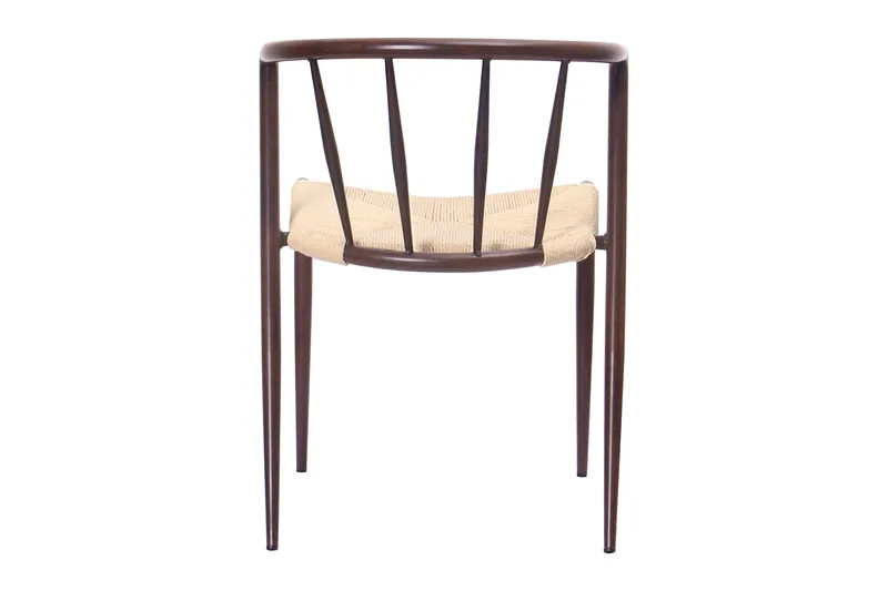 Winston Ruokatuoli - Beige / Metallijalat Savutammi - Huonekalut - Tuoli & nojatuoli - Ruokapöydän tuolit