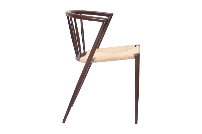 Winston Ruokatuoli - Beige / Metallijalat Savutammi - Huonekalut - Tuoli & nojatuoli - Ruokapöydän tuolit