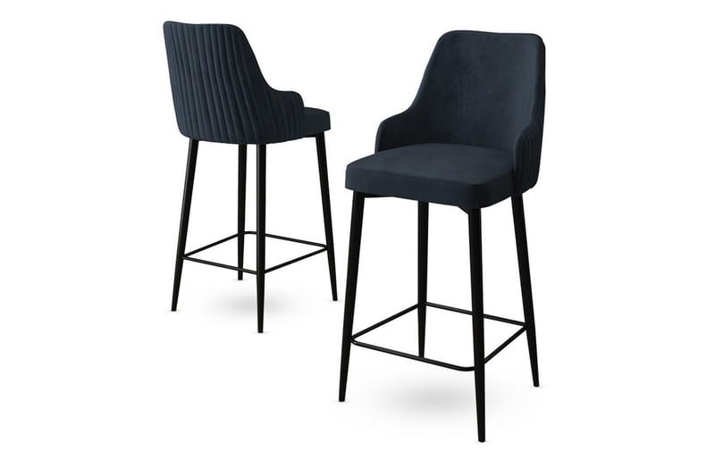 Ydra Baariryhmä 45 cm - Antrasiitti/Musta - Huonekalut - Tuoli & nojatuoli - Baarituoli