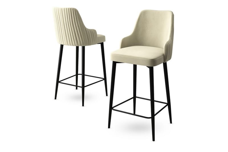 Ydra Baarituoli 105 cm - Beige/Musta - Huonekalut - Tuoli & nojatuoli - Baarituoli