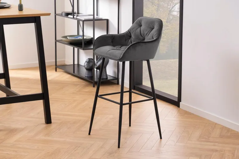 Zabinka Baarituoli 104 cm - Harmaa - Huonekalut - Tuoli & nojatuoli - Baarituoli