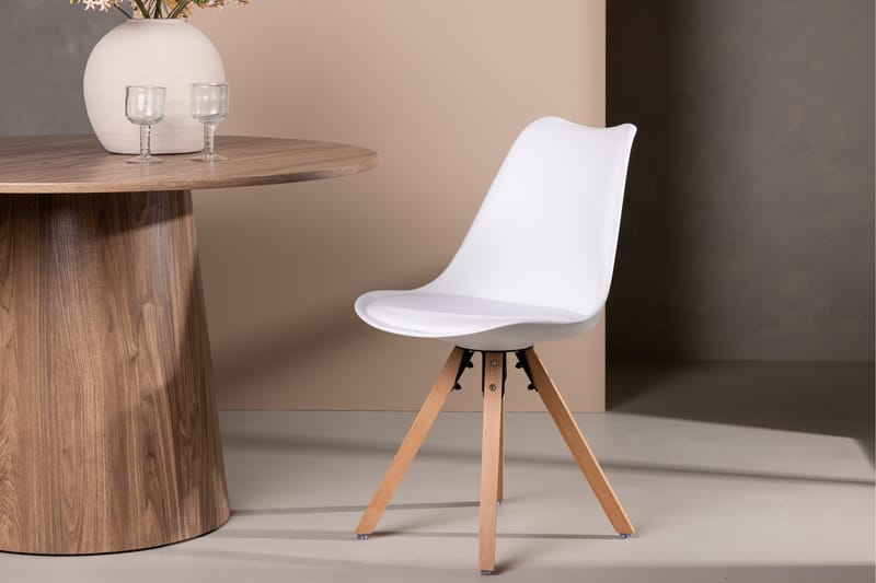 Zeno-ruokatuoli, 2 kpl Venture Home White - Huonekalut - Tuoli & nojatuoli - Ruokapöydän tuolit