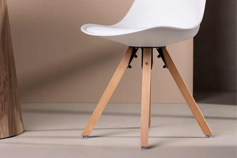 Zeno-ruokatuoli, 2 kpl Venture Home White - Huonekalut - Tuoli & nojatuoli - Ruokapöydän tuolit