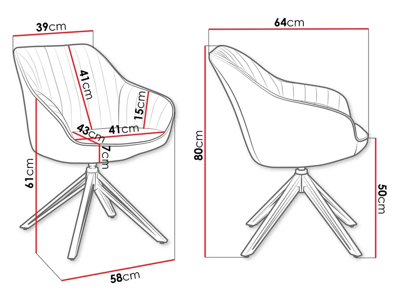 Zerlin Työtuoli - Harmaa - Huonekalut - Tuoli & nojatuoli - Työtuolit