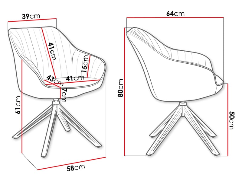 Zerlin Työtuoli - Harmaa - Huonekalut - Tuoli & nojatuoli - Työtuolit