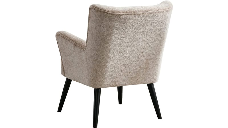 Zevani nojatuoli bouclé-kankaalla - Biscuit Cream - Huonekalut - Tuoli & nojatuoli - Nojatuoli & lepotuoli