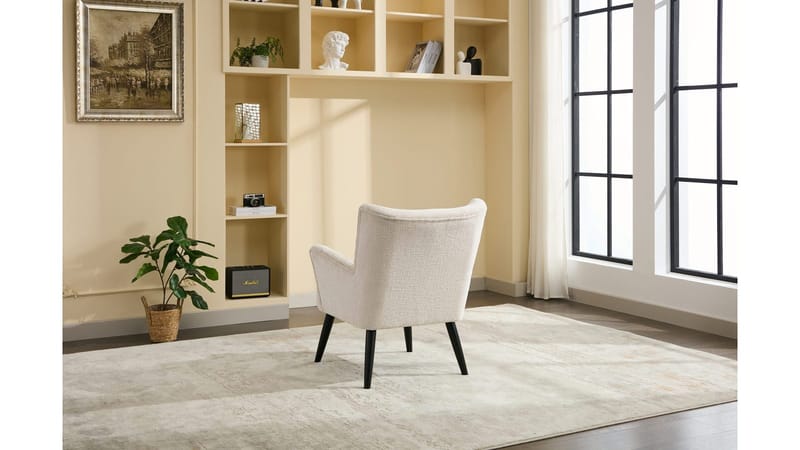 Zevani nojatuoli bouclé-kankaalla - Kerma - Huonekalut - Tuoli & nojatuoli - Nojatuoli & lepotuoli