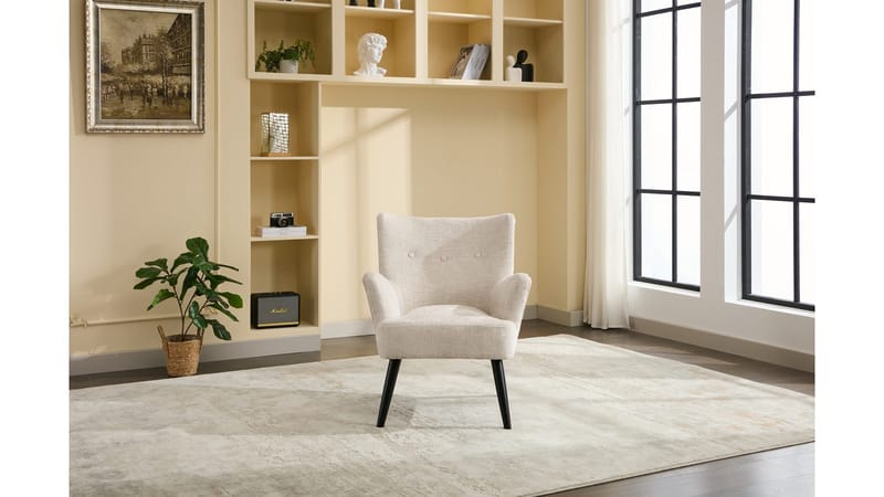 Zevani nojatuoli bouclé-kankaalla - Kerma - Huonekalut - Tuoli & nojatuoli - Nojatuoli & lepotuoli