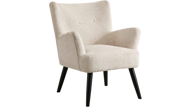 Zevani nojatuoli bouclé-kankaalla, Kerma