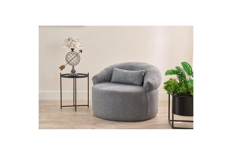 Zevon Nojatuoli - Harmaa - Huonekalut - Tuoli & nojatuoli - Nojatuoli & lepotuoli