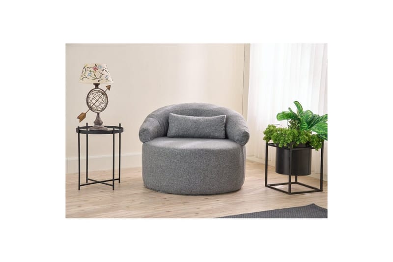 Zevon Nojatuoli - Harmaa - Huonekalut - Tuoli & nojatuoli - Nojatuoli & lepotuoli