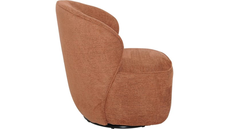 Zorevi-nojatuoli pyörivällä toiminnolla kankaalla - Ruosteenruskea - Huonekalut - Tuoli & nojatuoli - Nojatuoli & lepotuoli