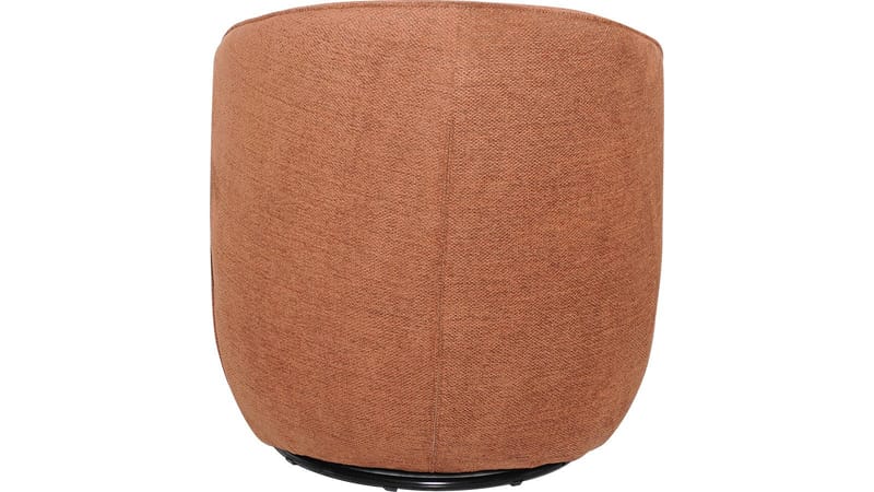 Zorevi-nojatuoli pyörivällä toiminnolla kankaalla - Ruosteenruskea - Huonekalut - Tuoli & nojatuoli - Nojatuoli & lepotuoli