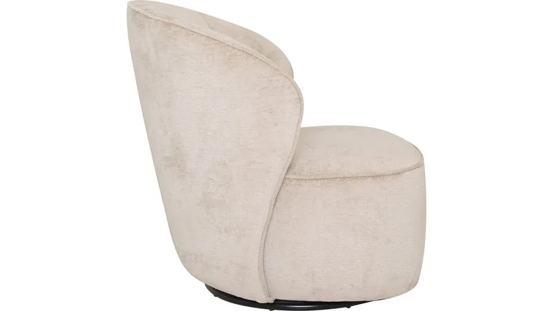 Zorevi-nojatuoli pyörivällä toiminnolla, kangas - Beige - Huonekalut - Tuoli & nojatuoli - Nojatuoli & lepotuoli