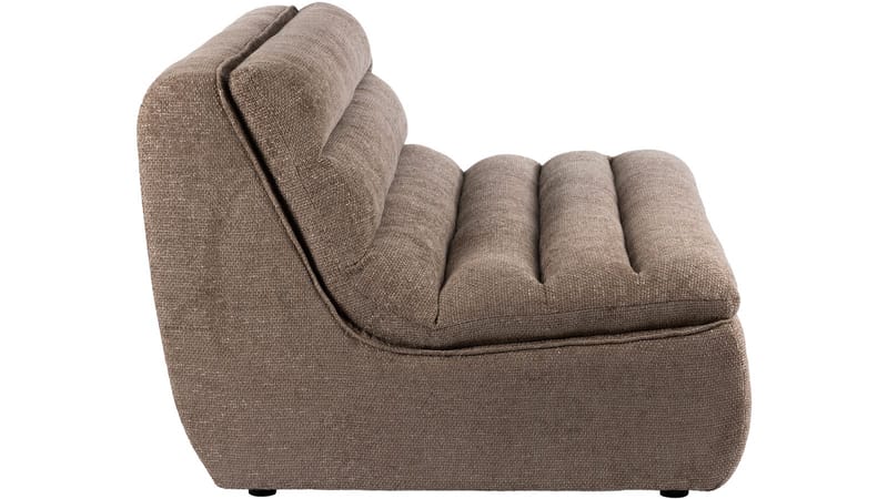 Valdoro 2-istuttava keskimoduuli kankaalla 135 cm - Minkki - Huonekalut - Sohva