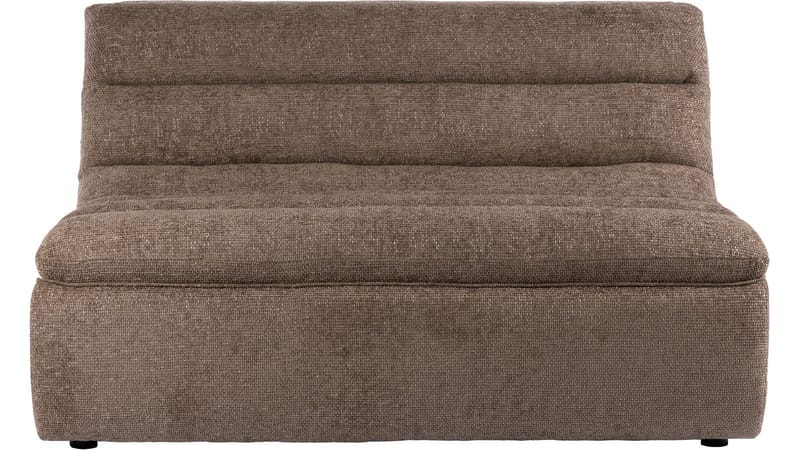 Valdoro 2-istuttava keskimoduuli kankaalla 135 cm - Minkki - Huonekalut - Sohva