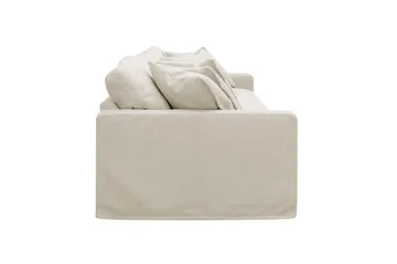 Valencia Extra Deep 5-istuttava sohva irrotettavalla ja pestävällä verhoilulla - Beige - Huonekalut - Sohva