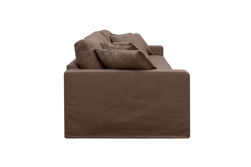 Valencia Extra Deep 5-istuttava sohva irrotettavalla ja pestävällä verhoilulla - Tummanruskea - Huonekalut - Sohva