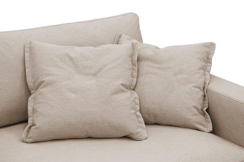 Valencia Extra Deep 5-istuttava sohva irrotettavalla ja pestävällä verhoilulla - Vaaleanruskea - Huonekalut - Sohva