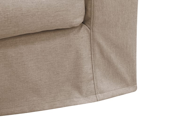 Valencia Extra Deep 5-istuttava sohva irrotettavalla ja pestävällä verhoilulla - Vaaleanruskea - Huonekalut - Sohva