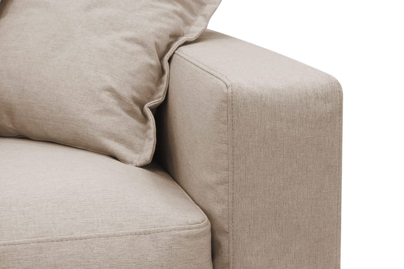 Valencia Extra Deep 5-istuttava sohva irrotettavalla ja pestävällä verhoilulla - Vaaleanruskea - Huonekalut - Sohva