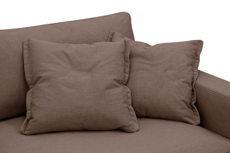 Valencia Extra Deep 5-istuttava sohva irrotettavalla ja pestävällä verhoilulla - Tummanruskea - Huonekalut - Sohva