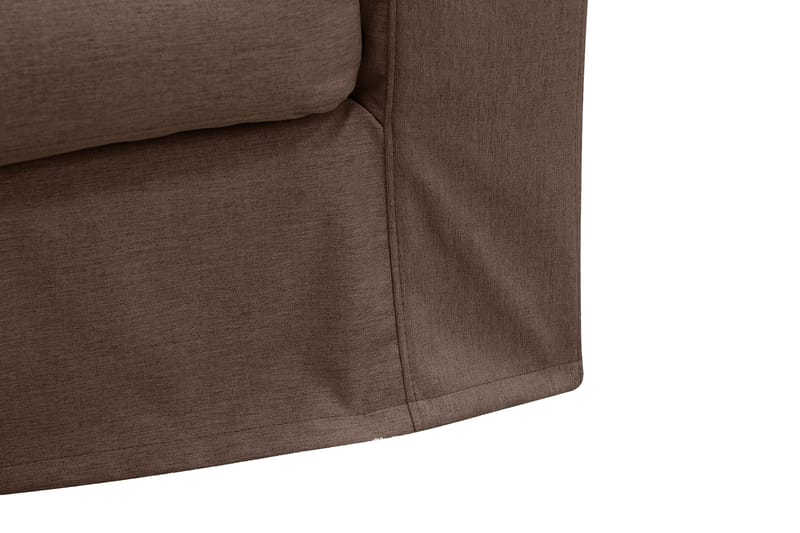 Valencia Extra Deep 5-istuttava sohva irrotettavalla ja pestävällä verhoilulla - Tummanruskea - Huonekalut - Sohva