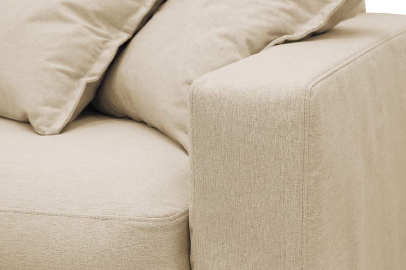 Valencia Extra Deep 5-istuttava sohva irrotettavalla ja pestävällä verhoilulla - Beige - Huonekalut - Sohva