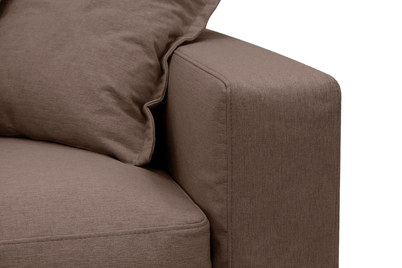 Valencia Extra Deep 5-istuttava sohva irrotettavalla ja pestävällä verhoilulla - Tummanruskea - Huonekalut - Sohva