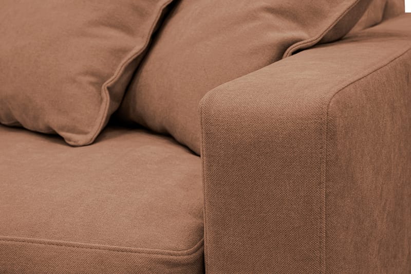 Valencia Extra Deep 5-istuttava sohva irrotettavalla ja pestävällä verhoilulla - Ruosteenruskea - Huonekalut - Sohva