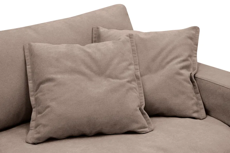 Valencia Extra Deep 5-istuttava sohva irrotettavalla ja pestävällä verhoilulla - Tummanruskea - Huonekalut - Sohva