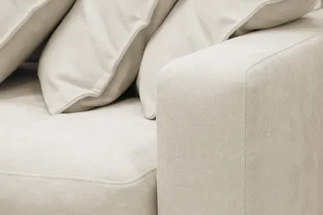 Valencia Extra Syvä 5-istuttava chenille-sohva - Beige - Huonekalut - Sohva