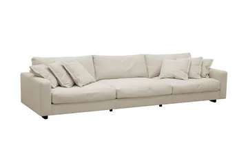 Valencia Extra Syvä 5-istuttava chenille-sohva - Beige - Huonekalut - Sohva
