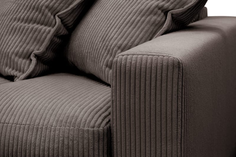 Valencia extra syvä 5-istuttava sohva - Ruskea - Huonekalut - Sohva